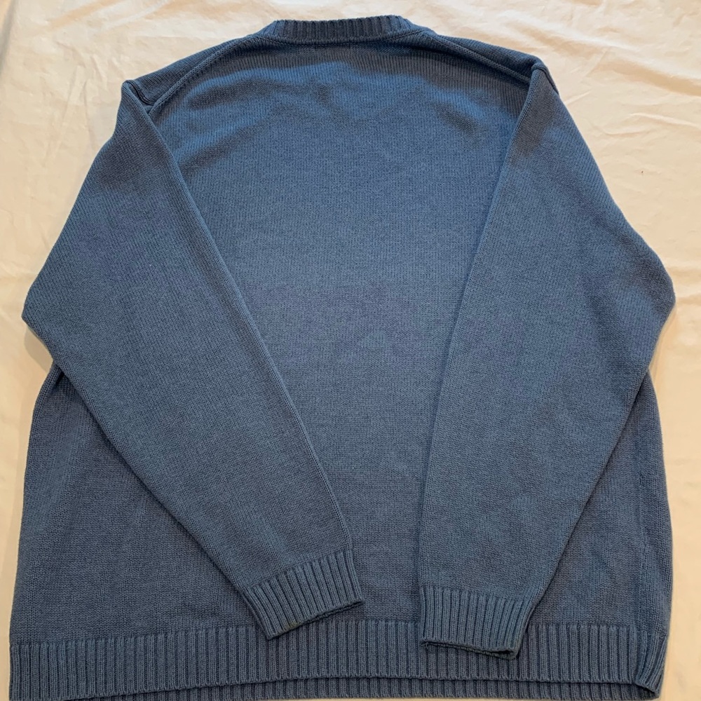 *SOLD* Men's LL Bean Cotton Crewneck Sweater - Picture 5 of 6